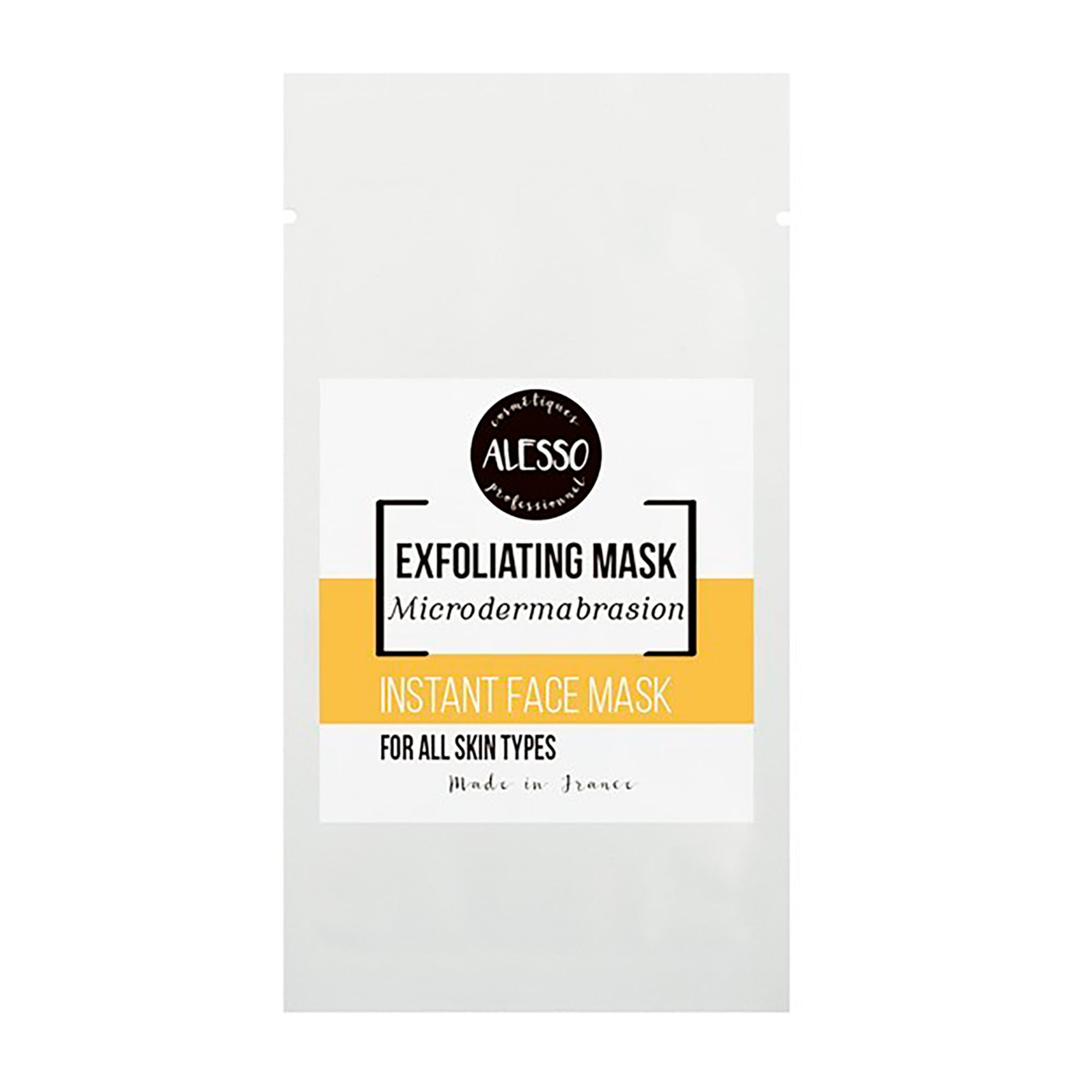 Маска-пілінг розчинна Alesso Professionnel Exfoliating Mask Microdermabrasion з ефектом мікродермабразії, 5 г