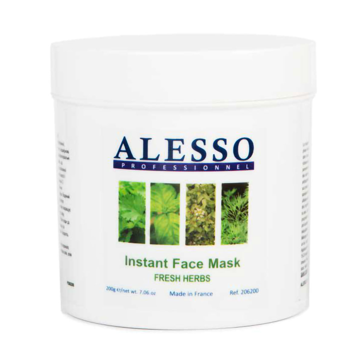 Маска розчинна Alesso Professionnel Fresh Herbs Свіжі трави, заспокійлива для проблемної, жирної шкіри, 200 г